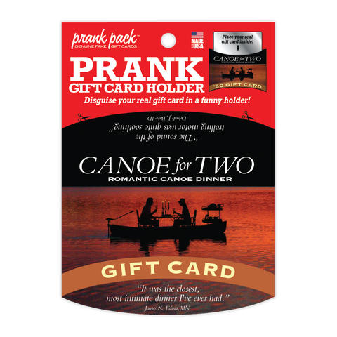 "Canoe for Two" Gift Card Holder